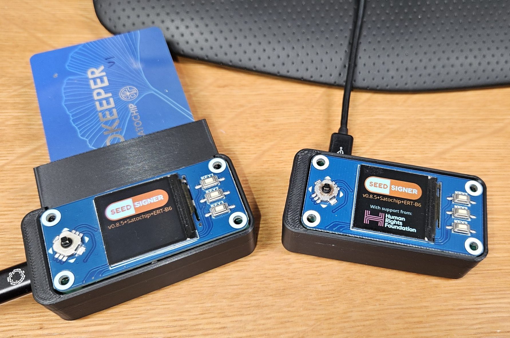 3D Printed Case for SeedSigner + Smartcard Hat