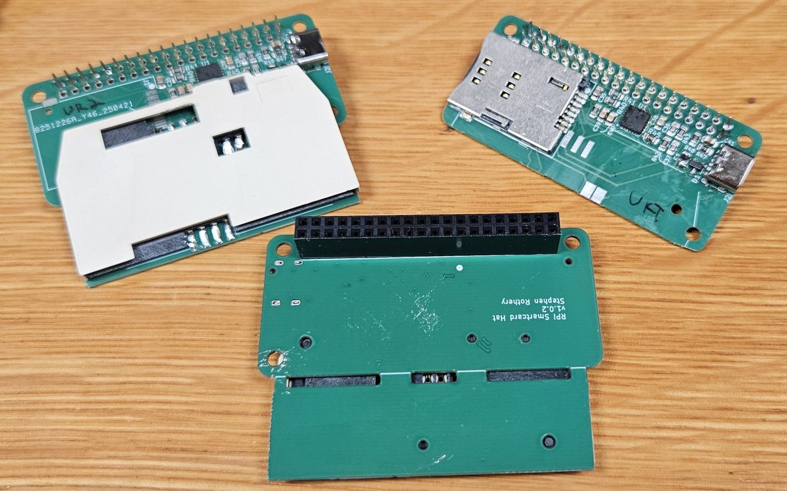 Smartcard Hat for Raspberry Pi with USB-C Input power